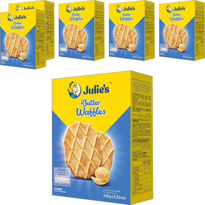 Julie's 茱蒂絲 奶油脆脆餅, 100g, 6盒