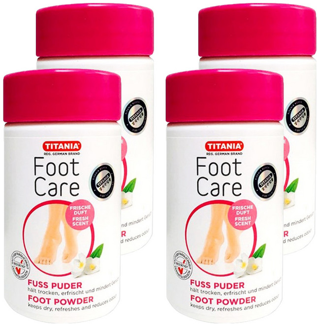 티타니아 풋파우더, 100g, 4개