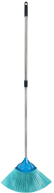 월드크린 다기능 pvc 스텐 2단 갈대비, 1개, 블루