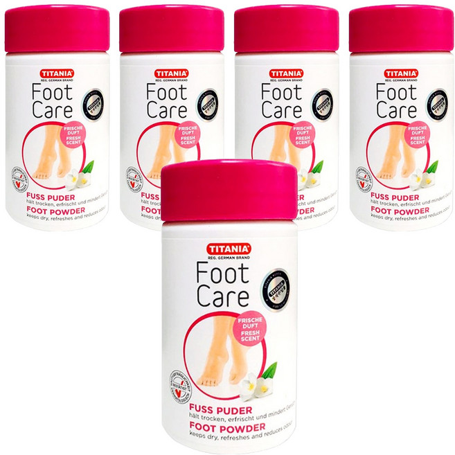 티타니아 풋파우더, 100g, 5개