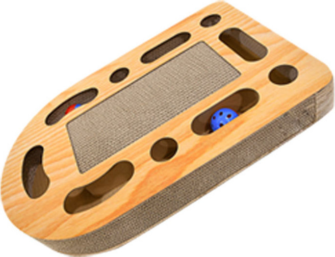 세이코코아 공놀이 평판형 스크래쳐, 혼합색상, 1개