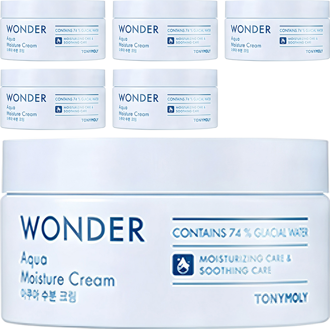 토니모리 원더 아쿠아 수분크림, 300ml, 6개