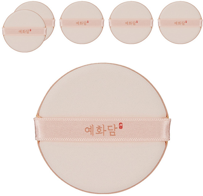 예화담 쿠션 퍼프, 혼합색상, 6개