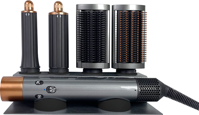 해안 헤어 드라이기 거치대, 메탈그레이(실리콘툴 블랙), 1개