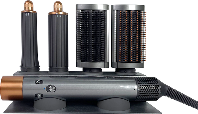 해안 헤어 드라이기 거치대 미니 4cell, 메탈그레이(실리콘툴 다크그레이), 1개