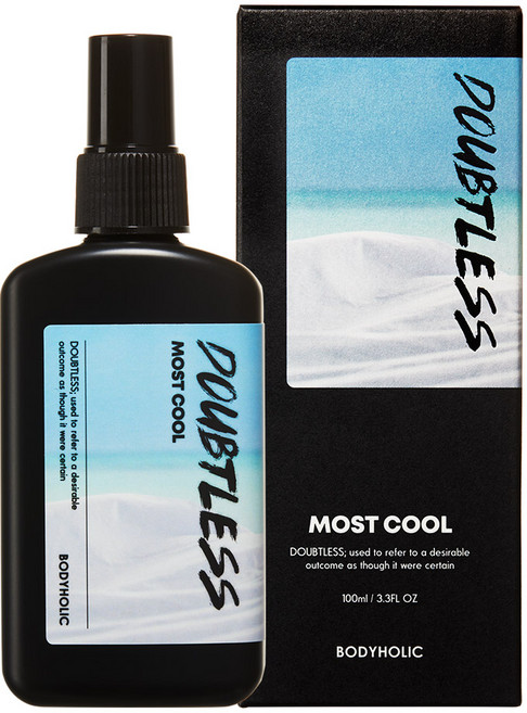 바디홀릭 다우트리스 바디미스트 모스트 쿨, 100ml, 1개