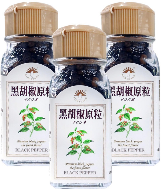新光洋菜 黑胡椒原粒, 28g, 3罐
