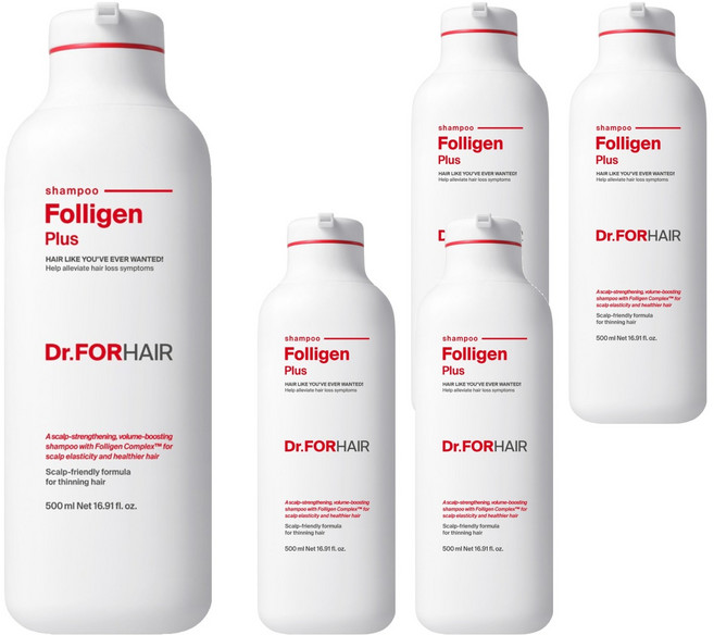 닥터포헤어 폴리젠 플러스 샴푸, 500ml, 5개