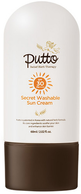 퓨토 워셔블 선크림 SPF30 PA++++, 1개, 60ml