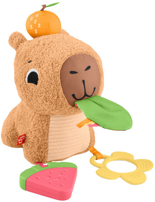 fisher-price 費雪 安撫小水豚, 咖啡色, 1個