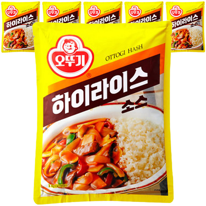 오뚜기 하이라이스 소스, 1kg, 6개