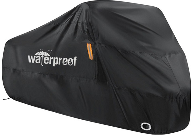 로얄클라쓰 오토바이 보호 방수 커버, 블랙