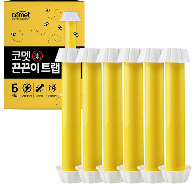 코멧 끈끈이 트랩, 6개, 1개입