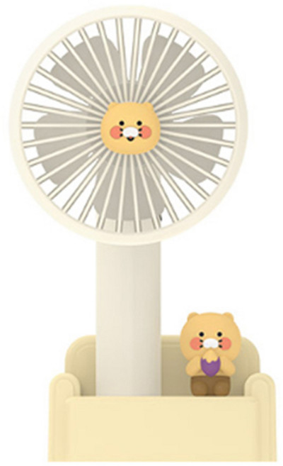 카카오프렌즈 릴렉싱 핸디 선풍기, SZNS18650-2600, CHOONSIK