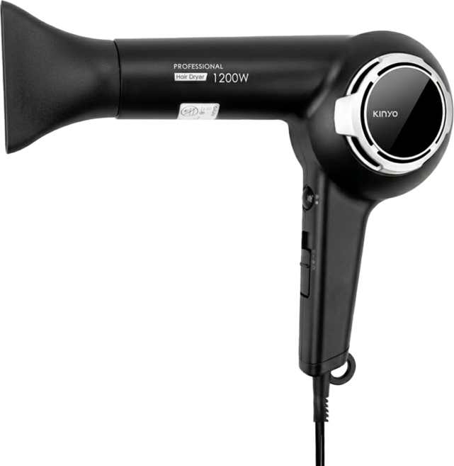 Kinyo 復古專業造型吹風機, KH-8401, 黑色