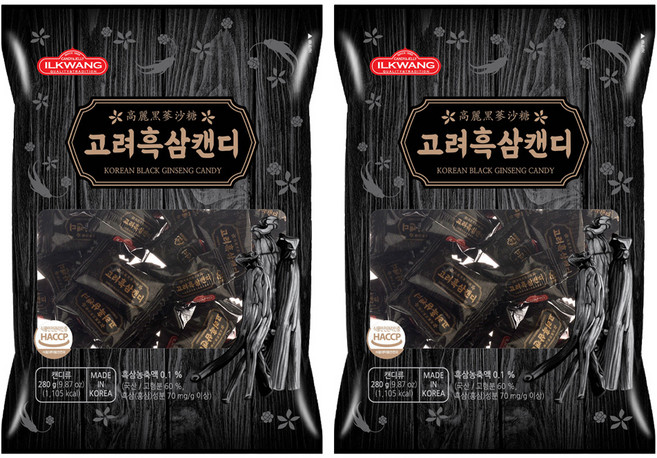 일광제과 고려흑삼캔디, 280g, 2개