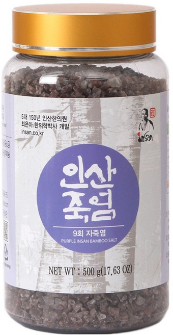 Insan 자죽염 고체, 500g, 1개