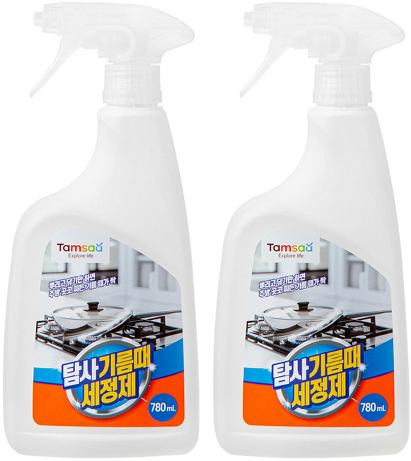 탐사 기름때 세정제, 780ml, 2개