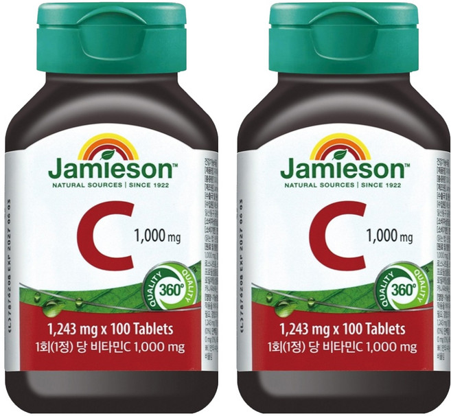 자미에슨 비타민C 1000, 100정, 2개