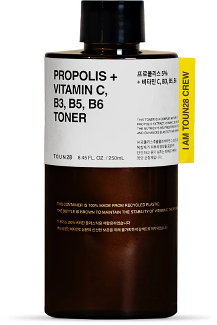 톤28 프로폴리스 비타민C B3 B5 B6 균형제 토너, 1개, 250ml - 쿠팡