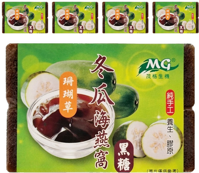 茂格生機 黑糖冬瓜珊瑚草 海燕窩, 280g, 5包