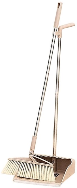 刮齒懶人畚箕套裝, 環保PP塑料 + 不鏽鋼 + PET毛, 1組