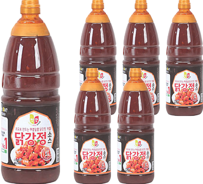 청우식품 닭강정 소스, 2.1kg, 6개