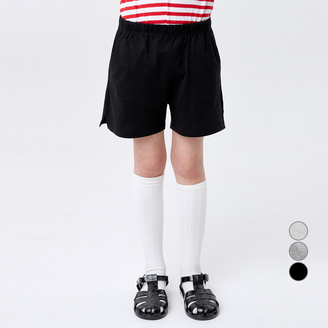 롤리트리 통기성 옆트임 3부 숏팬츠