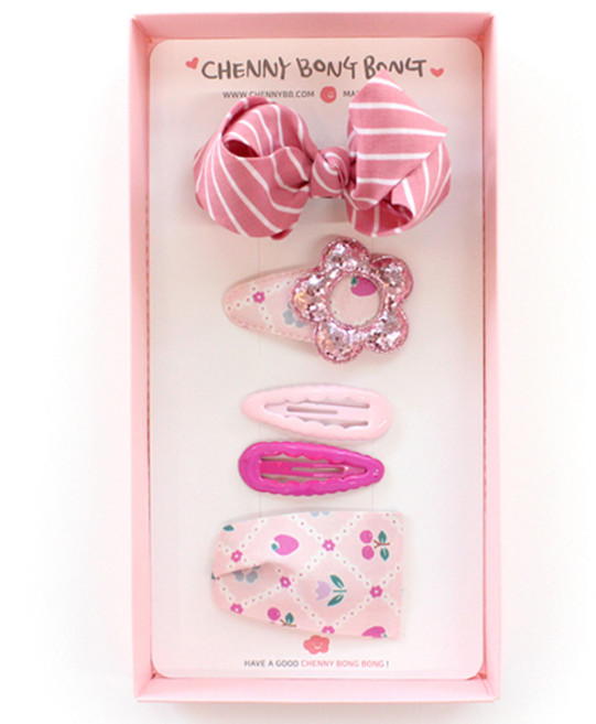 채니봉봉 여아용 헤어핀 5종 세트