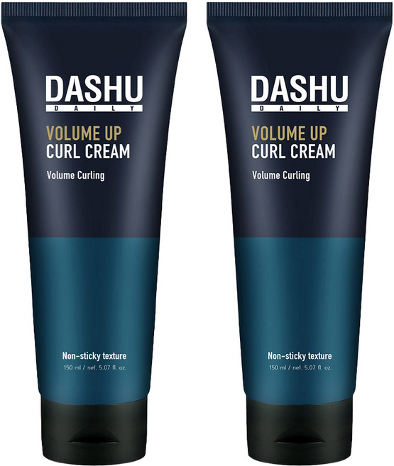 다슈 데일리 볼륨 업 컬크림, 150ml, 2개