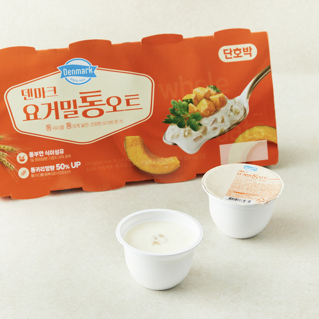 덴마크 요거밀 통오트 단호박, 85g, 8개입, 1개