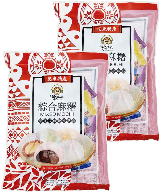 東方水姑娘 綜合麻糬 - 花東特產, 255g, 2袋