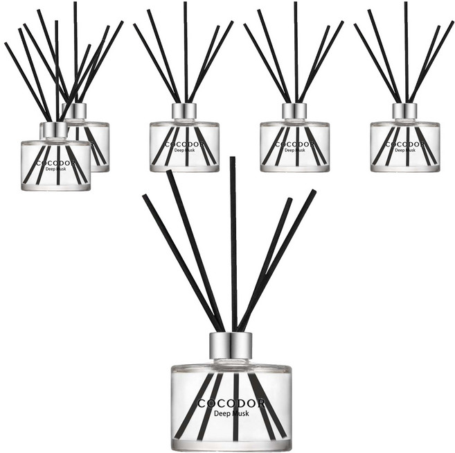 COCODOR 珂珂朵爾 室內擴香瓶 散發香氣 放鬆心情 質感設計營造高雅生活, 沉麝香 Deep Musk, 200ml, 6件
