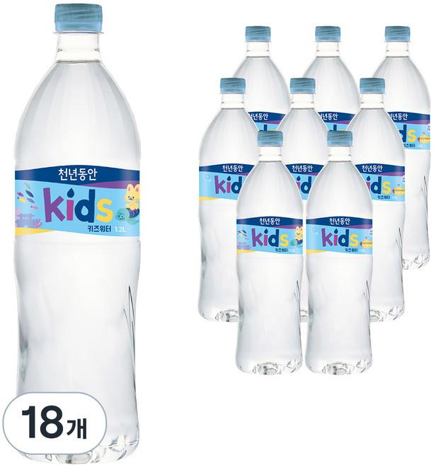 천년동안 키즈워터, 1.2L, 18개