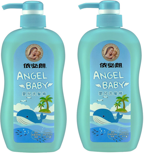 依必朗 Angel Baby嬰兒洗髮精, 600ml, 2瓶