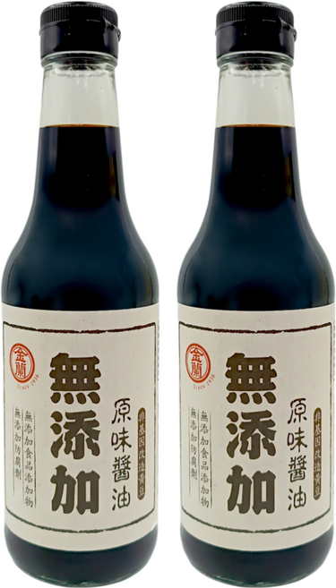 KIMLAN 金蘭 無添加原味醬油, 500ml, 2瓶