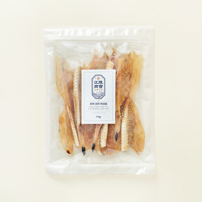 강릉상회 조미 꼬리 아귀포, 170g, 1개