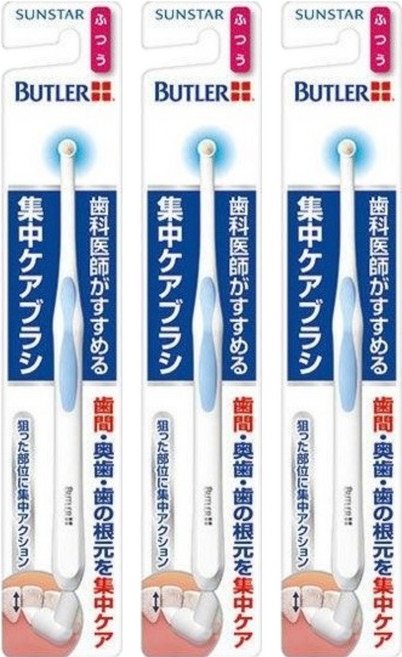 SUNSTAR 三詩達 單束毛牙間刷 顏色隨機, 3支