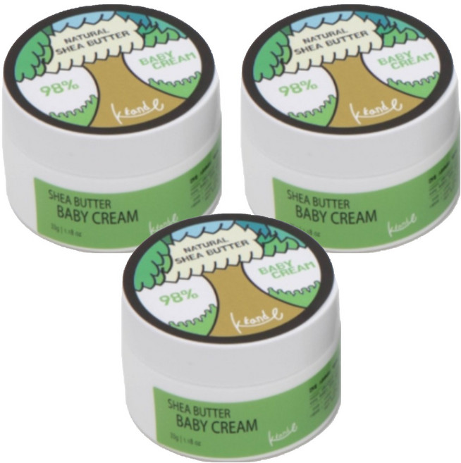 모도리리빙 시어버터 고보습크림, 33g, 3개