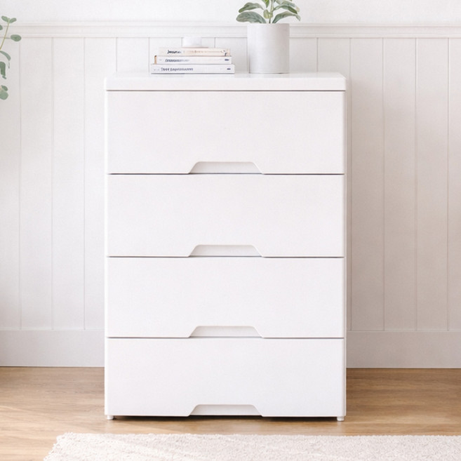 보노하우스 모던플러스 서랍장, 화이트, 4개