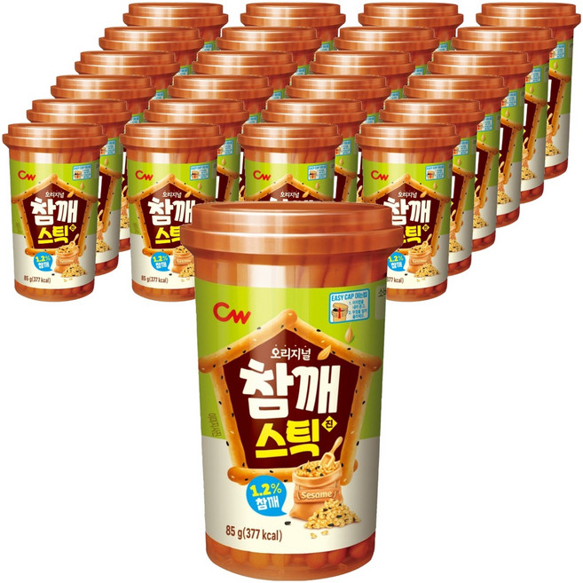 참깨스틱 진, 85g, 25個