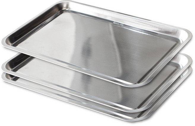 스테인리스 쟁반, 3개