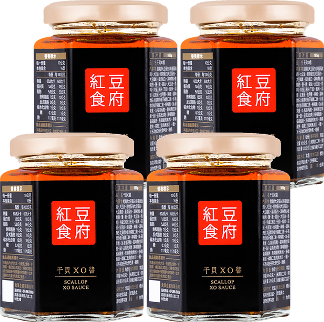 紅豆食府 干貝XO醬禮盒 2罐, 330g, 2盒