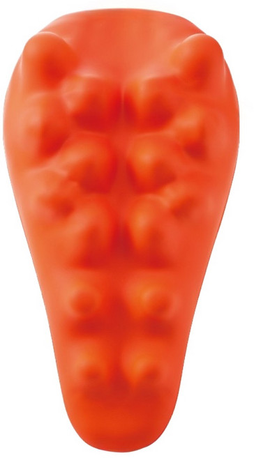 chez moi 日本榭茉雅 肩胛骨背部按摩墊, 橘色, 33 x 17.5 x 9.5cm