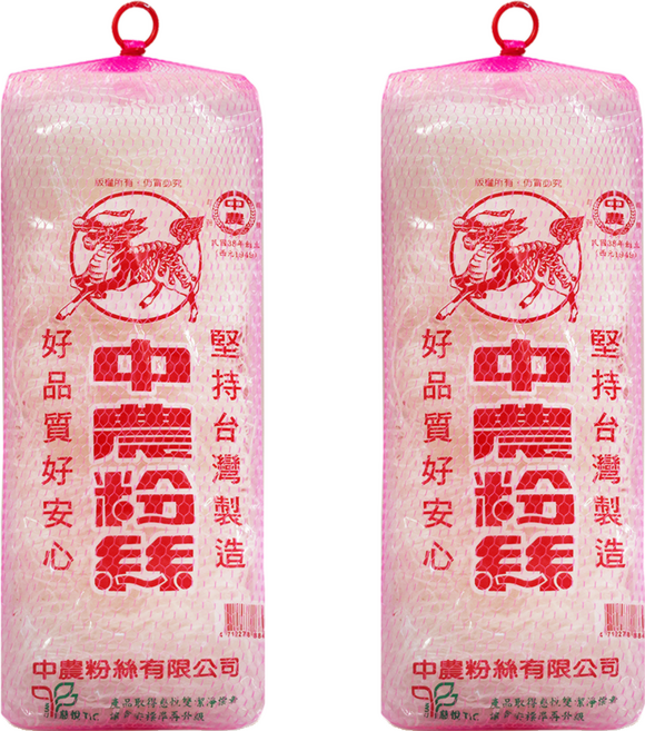 中農粉絲 網裝粉絲 無化學添加物 健康安心 經典, 380g, 2袋