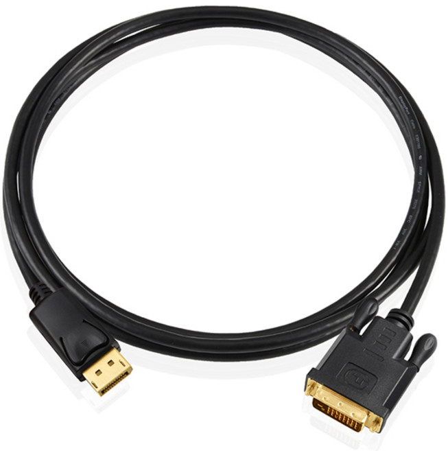 넥스트링크 DP to DVI케이블 1.2ver UHD 30Hz FHD 60Hz, 1개, 3m