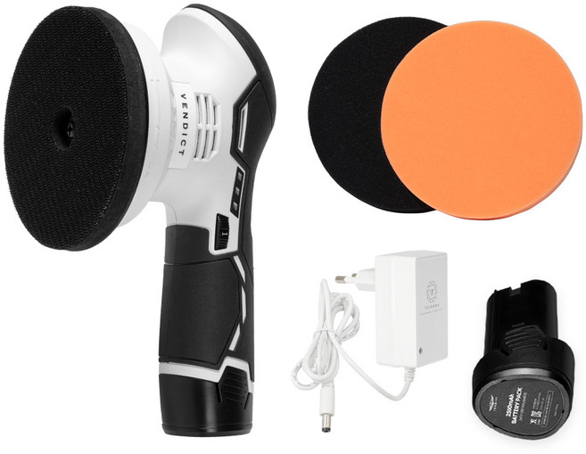 벤딕트 무선 듀얼 폴리셔 풀패키지 세트 12V, VDT-P12W