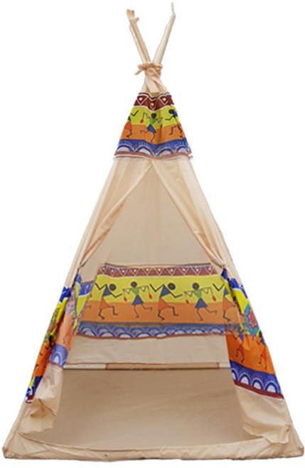 키즈 인디언 티피 텐트, 혼합색상, 1개
