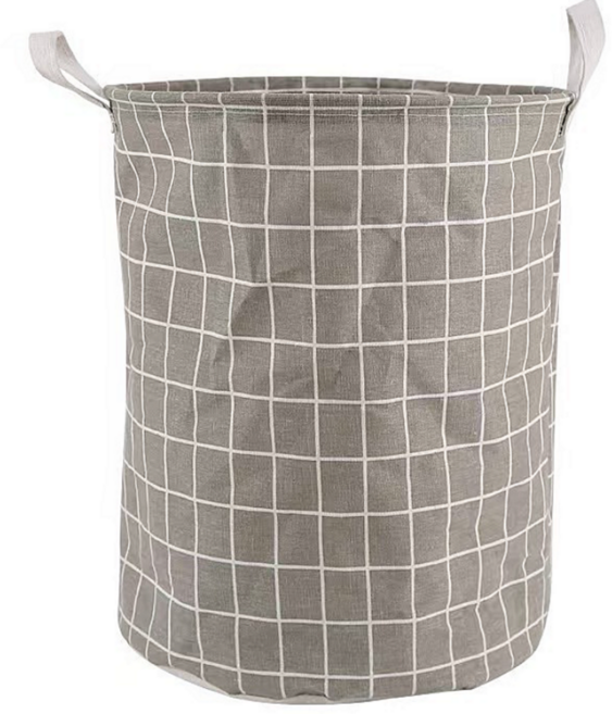 하와잇 대용량 접이식 빨래바구니, 체크