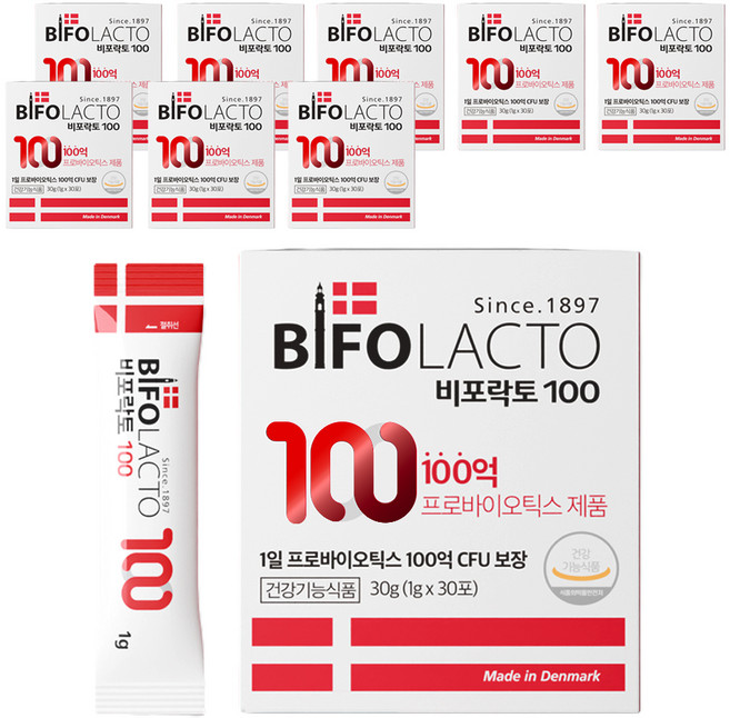 비포락토 100 유산균, 30g, 9개